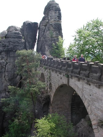 A view of the Bastei bridge